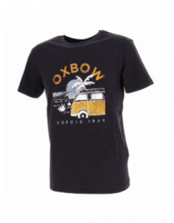 T-shirt tepask van bleu marine homme - Oxbow