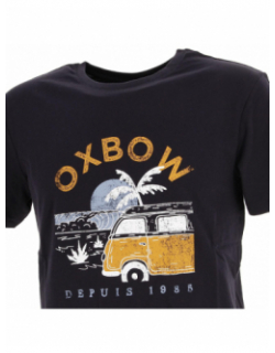 T-shirt tepask van bleu marine homme - Oxbow