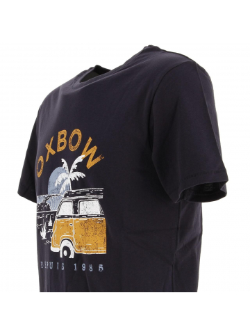 T-shirt tepask van bleu marine homme - Oxbow