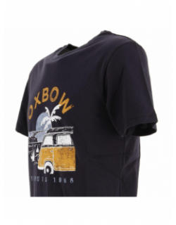 T-shirt tepask van bleu marine homme - Oxbow