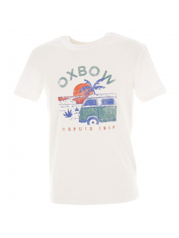 T-shirt tepask van blanc homme - Oxbow