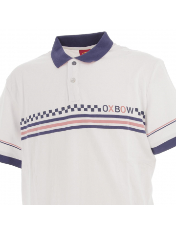 Polo neboss blanc homme - Oxbow