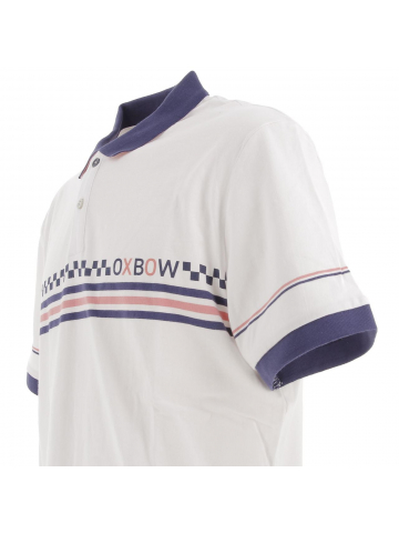 Polo neboss blanc homme - Oxbow