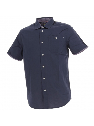 Chemise manches courtes carlow bleu marine homme - Oxbow