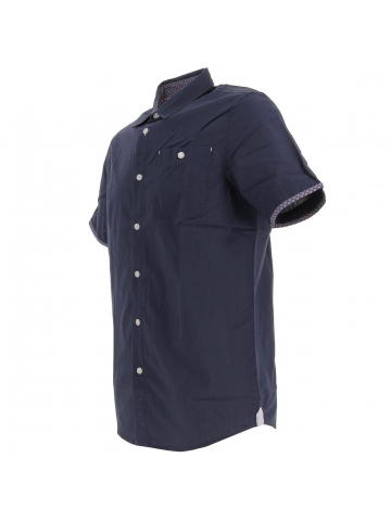 Chemise manches courtes carlow bleu marine homme - Oxbow
