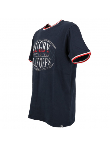 T-shirt rugby playoffs bleu marine homme - Union Black