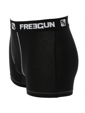 Pack 2 boxers perm noir homme - Freegun