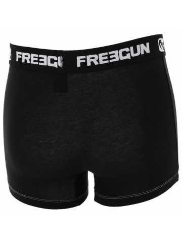 Pack 2 boxers perm noir homme - Freegun