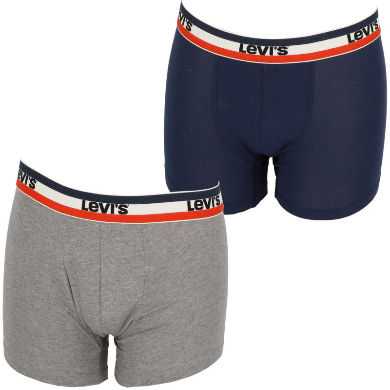 Pack 2 boxers bleu marine homme - Levi's