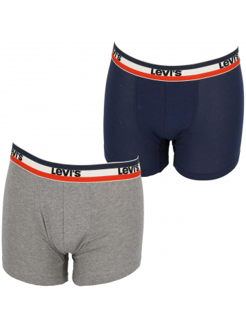 Pack 2 boxers bleu marine homme - Levi's