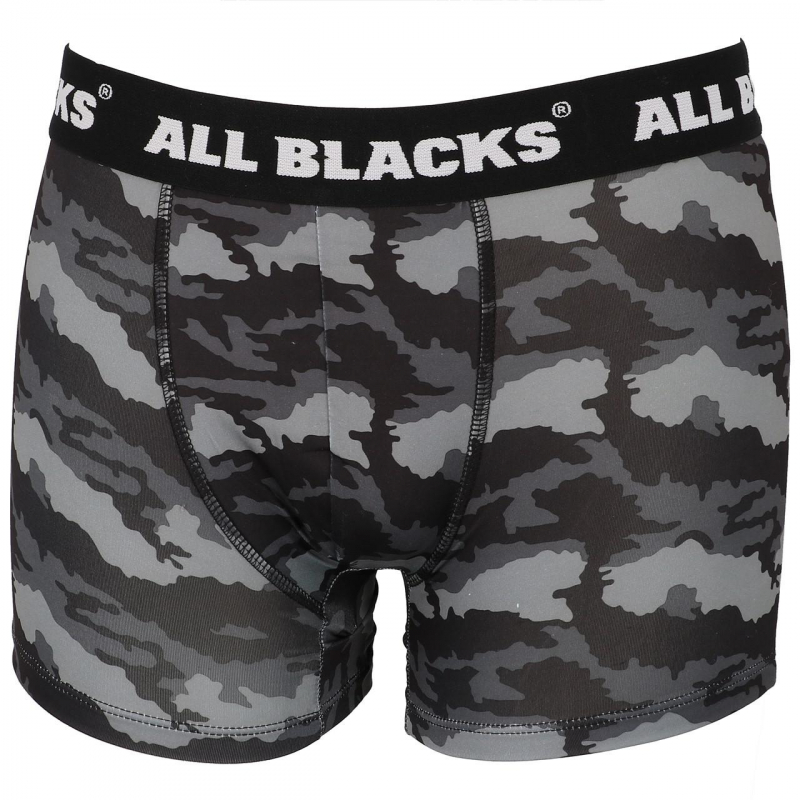 Boxer all blacks noir/gris homme - Freegun