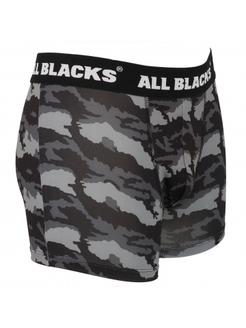 Boxer all blacks noir/gris homme - Freegun