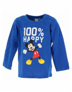 T-shirt manches longues mickey bleu garçon - Disney