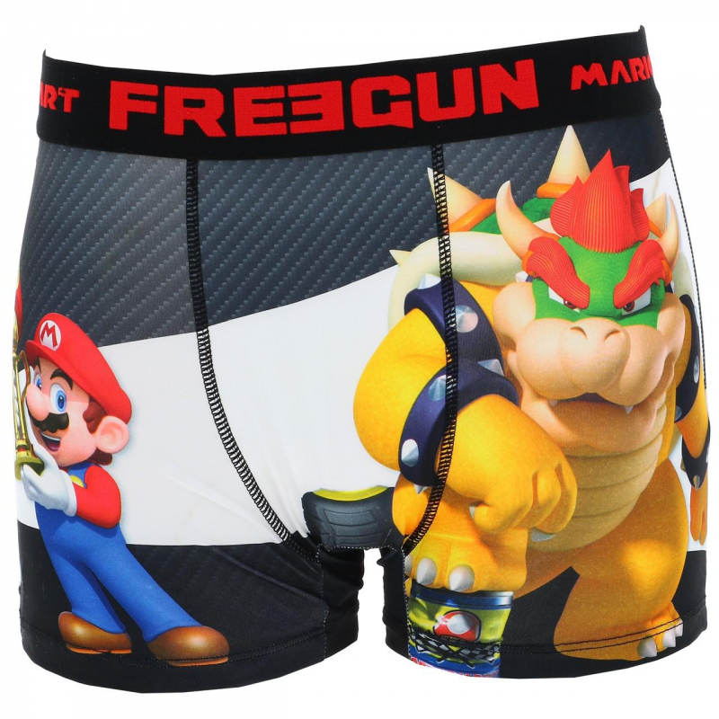 Boxer mariokart noir homme - Freegun