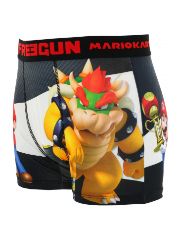 Boxer mariokart noir homme - Freegun