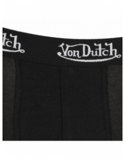 Pack 2 boxers uni noir homme - Von Dutch