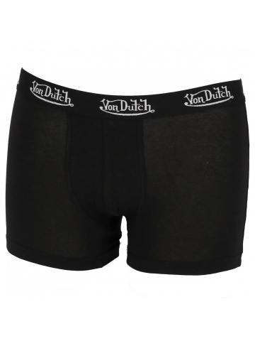 Pack 2 boxers uni noir homme - Von Dutch