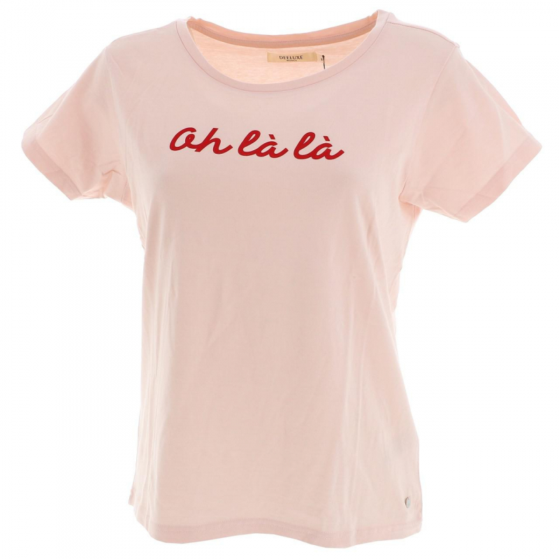 T-shirt ohlala perlaw rose femme - Deeluxe