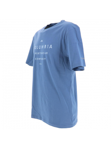 T-shirt path lake bleu homme - Columbia