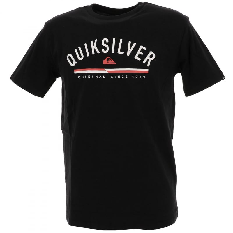 T-shirt retro line flaxton noir homme - Quiksilver