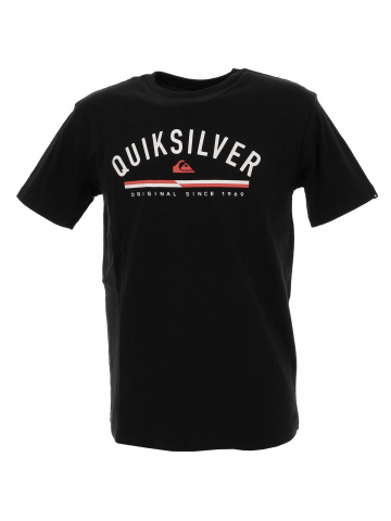 T-shirt retro line flaxton noir homme - Quiksilver