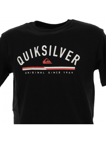 T-shirt retro line flaxton noir homme - Quiksilver