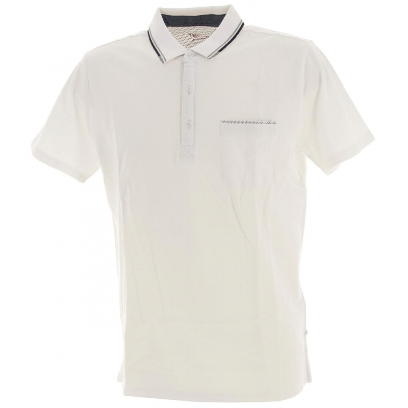 Polo lony blanc homme - Teddy Smith