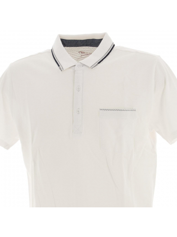 Polo lony blanc homme - Teddy Smith