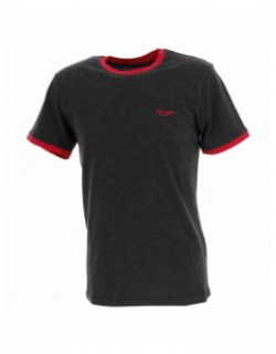 T-shirt the tee gris/rouge homme - Teddy Smith
