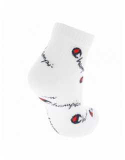 Pack 2 paires socquettes sport blanc - Champion