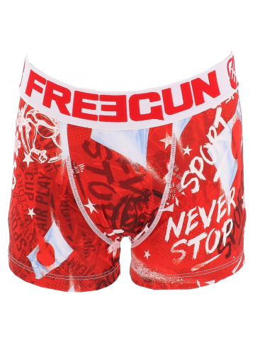 Pack 2 boxers world cup rouge/blanc/noir garçon - Freegun