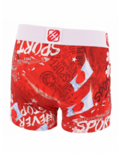 Pack 2 boxers world cup rouge/blanc/noir garçon - Freegun