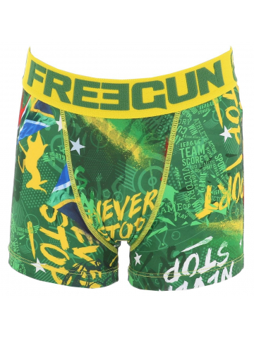 Pack 2 boxers coupe du monde vert garçon - Freegun