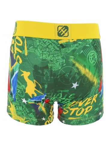 Pack 2 boxers coupe du monde vert garçon - Freegun