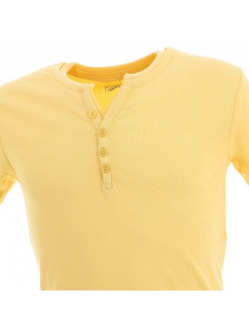 T-shirt theo jaune homme - La Maison Blaggio