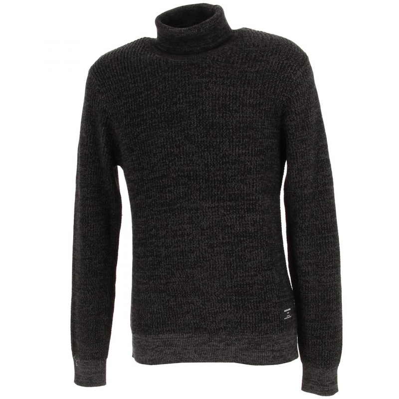 Pull col roulé power noir homme - Jack & Jones