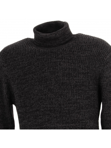 Pull col roulé power noir homme - Jack & Jones