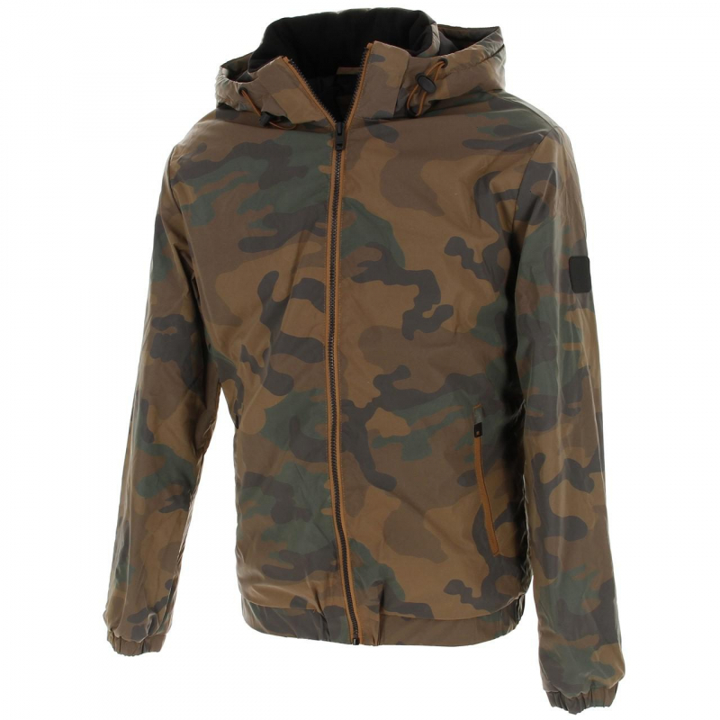 Blouson d'hiver militaire rilk marron homme - Jack & Jones