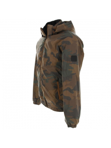 Blouson d'hiver militaire rilk marron homme - Jack & Jones