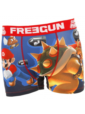 Boxer super mario bowser multicolore homme - Freegun