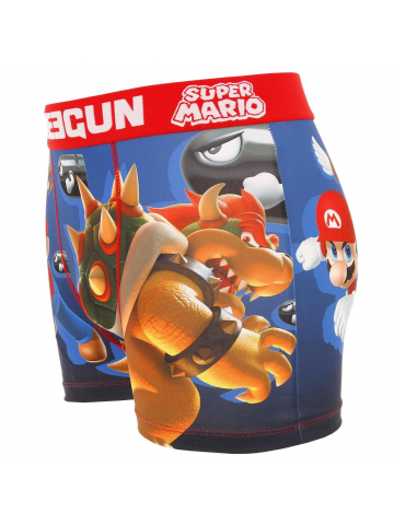 Boxer super mario bowser multicolore homme - Freegun