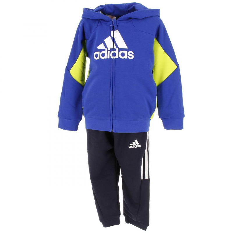 Survêtement sport logo bleu enfant - Adidas