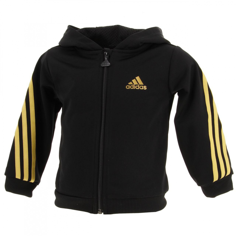 Adidas Sportswear Jogging Adidas Noir Et Jaune Pantalon De