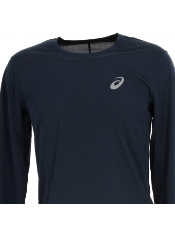 T-shirt de running manches longues core bleu homme - Asics