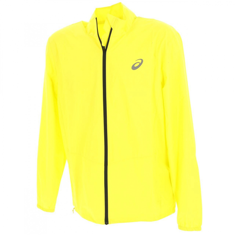 Veste running sour yuzu fluo homme - Asics