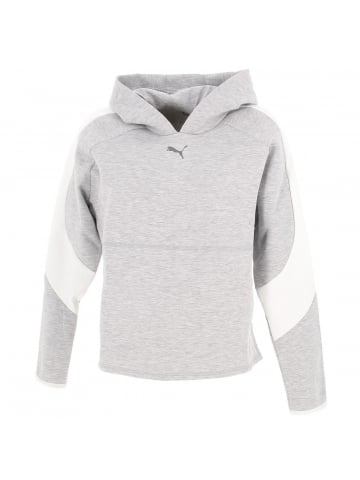 Sweat à capuche evostripe gris femme - Puma