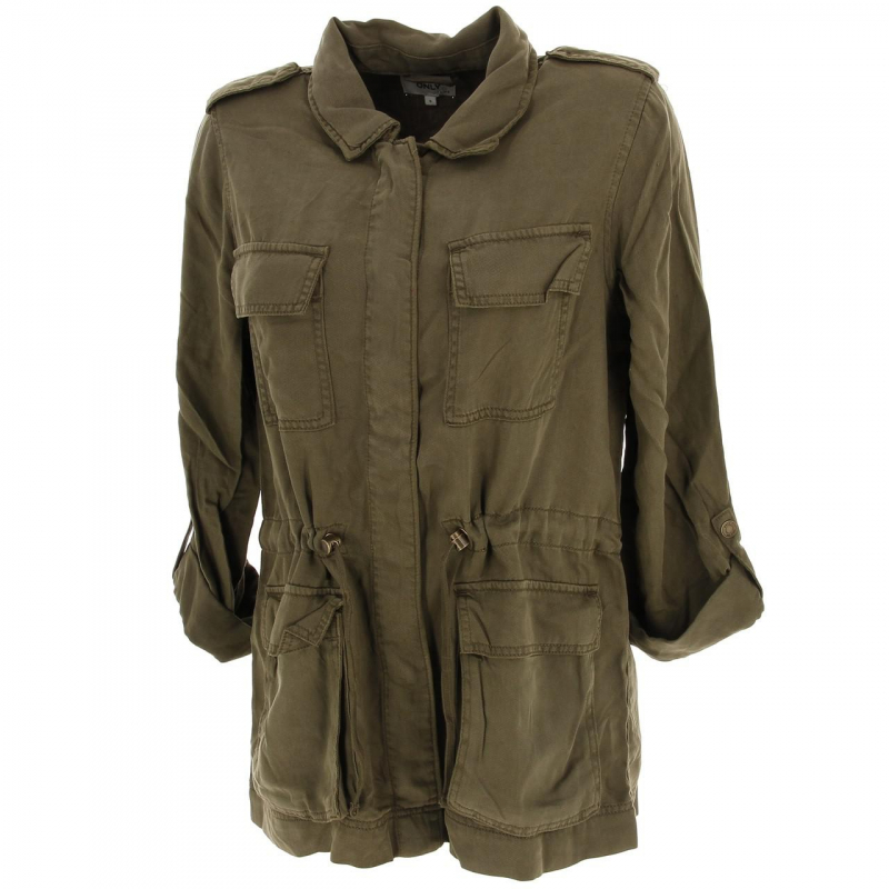 Veste parka légère kenya kaki femme - Only