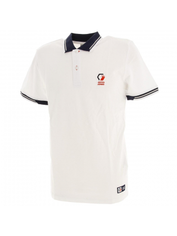 Polo logan blanc homme - Jack & Jones