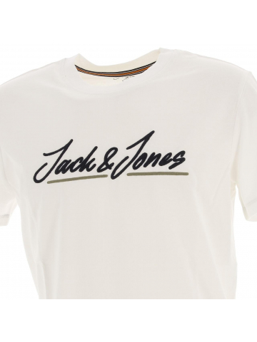 T-shirt tons upscale blanc homme - Jack & Jones