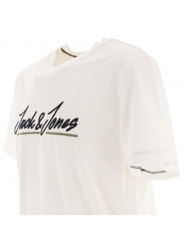 T-shirt tons upscale blanc homme - Jack & Jones